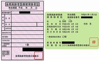 後期高齢者医療保険証