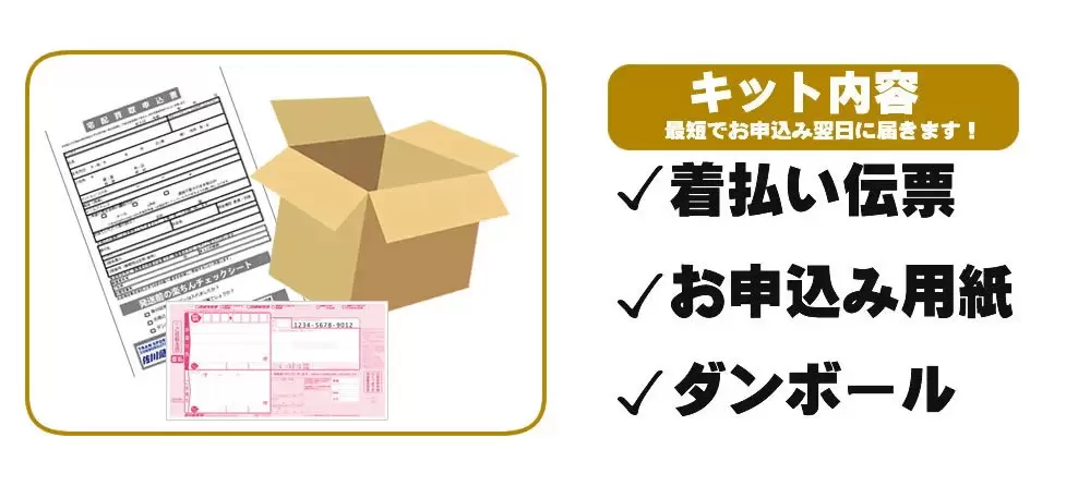 宅配キット内容