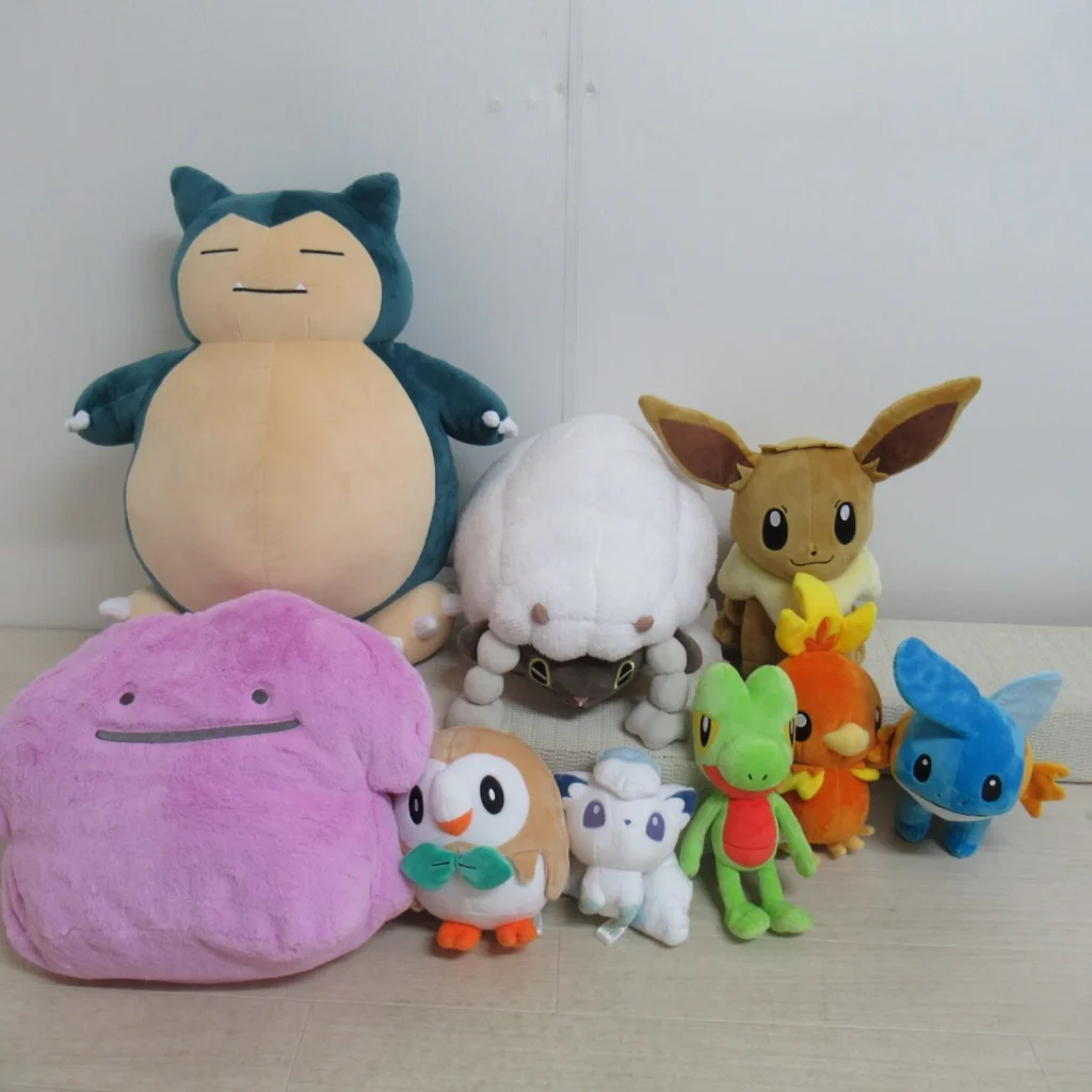ポケモンセンターぬいぐるみ ウールー、カビゴン、メタモンなど