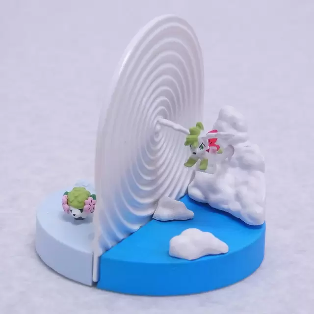 立体ポケモン図鑑DP08 シェイミ ランドフォルム・ シェイミ スカイフォルム