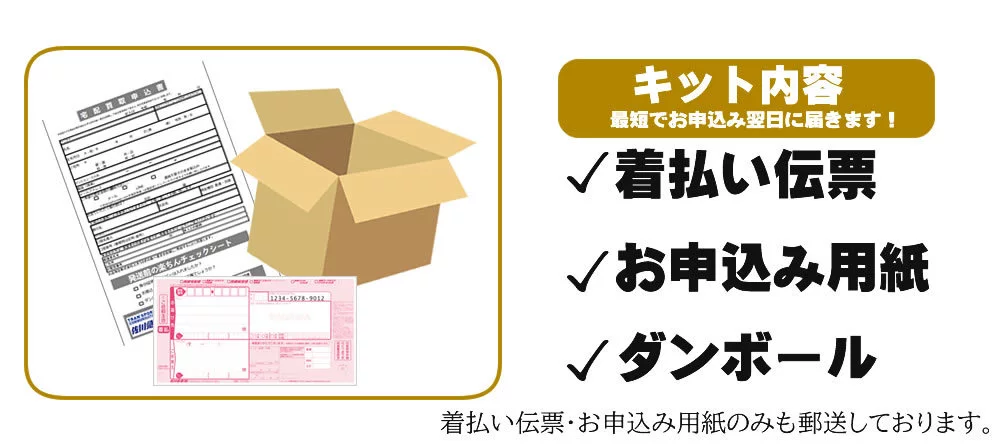 宅配キット内容